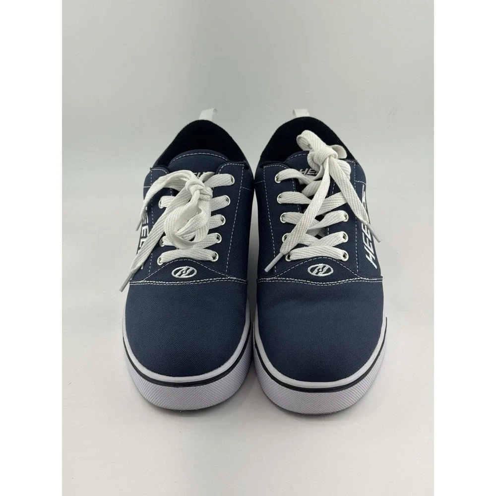 Heelys Pro 20 Men's Sz 8 Navy Blue Canvas Wheeled Skate Sneakers Shoes HE100758